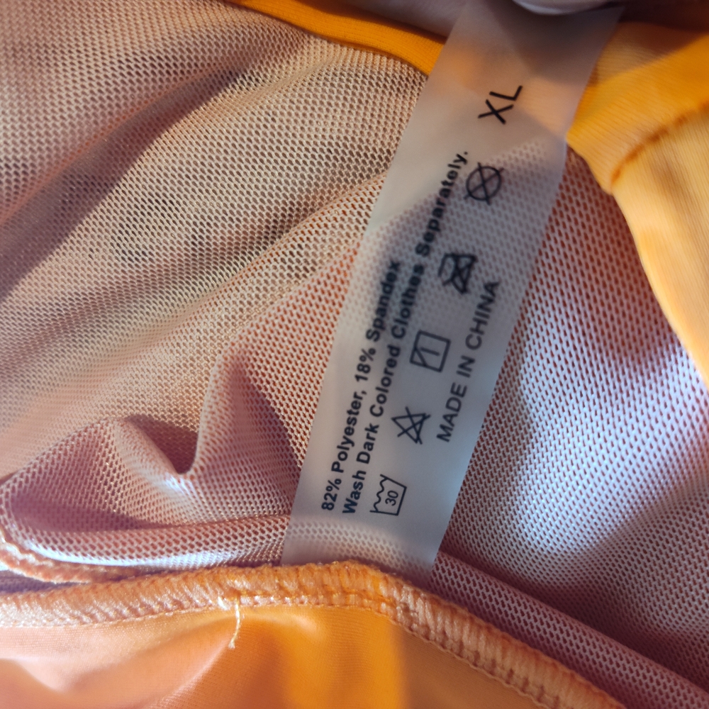 Orange Ruffled Pants - Picture 3 of 3